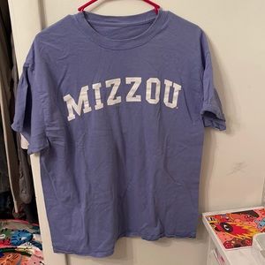 Purple Mizzou t-shirt